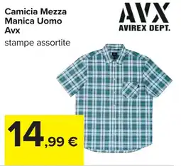 Carrefour Camicia Mezza Manica Uomo Avx offerta