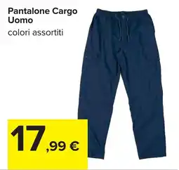 Carrefour Pantalone Cargo Uomo offerta