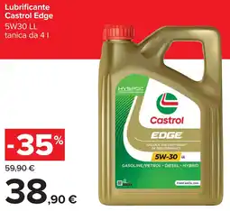 Carrefour Lubrificante Castrol Edge 5W30 LL offerta