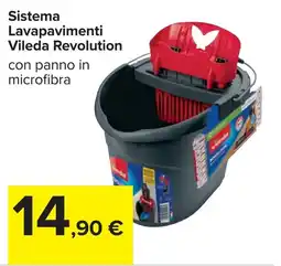 Carrefour Sistema Lavapavimenti Vileda Revolution offerta