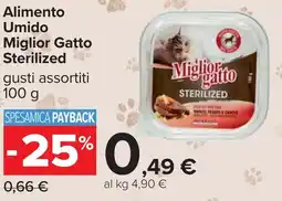 Carrefour Alimento Umido Miglior Gatto Sterilized offerta