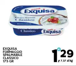 Extra Supermercati Exquisa formaggio spalmabile classico offerta