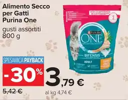 Carrefour Alimento Secco per Gatti Purina One offerta