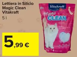 Carrefour Lettiera in Silicio Magic Clean Vitakraft offerta