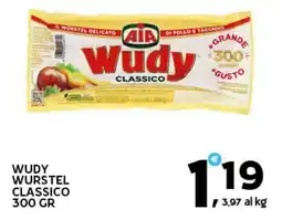 Extra Supermercati Wudy wurstel classico offerta