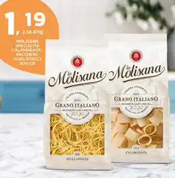 Extra Supermercati Molisana specialita calamarata/ paccheri/ scialatielli offerta