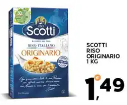 Extra Supermercati Scotti riso originario offerta