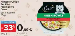 Carrefour Alimento Umido Per Cani Fresh Bowls Cesar offerta