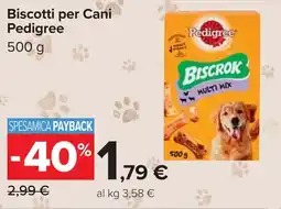 Carrefour Biscotti per Cani Pedigree offerta
