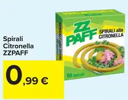 Carrefour Spirali Citronella ZZPAFF offerta