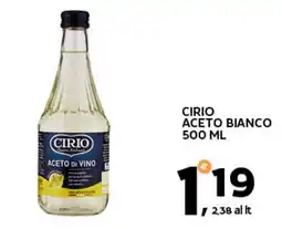 Extra Supermercati Cirio aceto bianco offerta