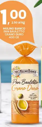 Extra Supermercati Mulino bianco pan bauletto grano duro offerta