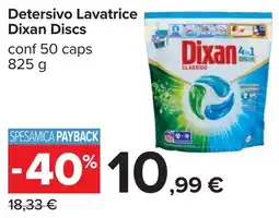 Carrefour Detersivo Lavatrice Dixan Discs offerta