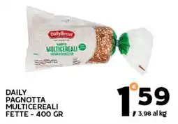 Extra Supermercati Daily pagnotta multicereali fette offerta