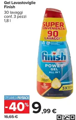 Carrefour Gel Lavastoviglie Finish offerta