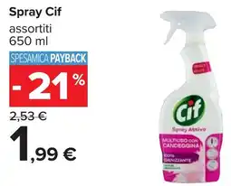 Carrefour Spray Cif offerta
