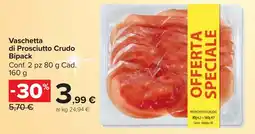 Carrefour Market Vaschetta di Prosciutto Crudo Bipack offerta