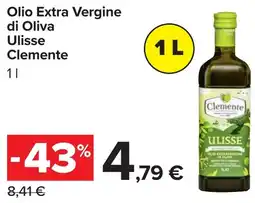 Carrefour Olio Extra Vergine di Oliva Ulisse Clemente offerta