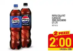 Ard Discount Pepsi cola pet classica/ zero zucchero offerta