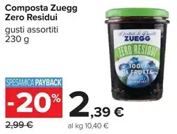 Carrefour Composta Zuegg Zero Residui offerta