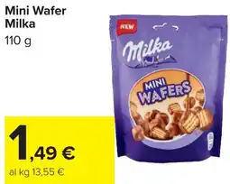 Carrefour Mini Wafer Milka offerta