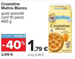 Carrefour Crestatine Mulino Bianco offerta