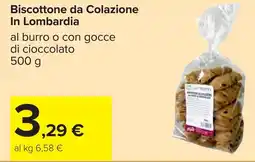 Carrefour Biscottone da Colazione In Lombardia offerta