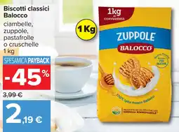 Carrefour Biscotti classici Balocco offerta