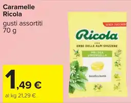 Carrefour Caramelle Ricola offerta