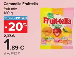Carrefour Caramelle Fruittella fruit mix offerta