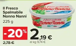 Carrefour Il Fresco Spalmabile Nonno Nanni offerta