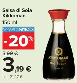 Carrefour Salsa di Soia Kikkoman offerta