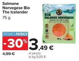 Carrefour Salmone Norvegese Bio The Icelander offerta