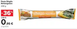 Carrefour Pasta Sfoglia Rettangolare offerta