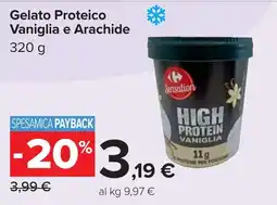 Carrefour Gelato Proteico Vaniglia e Arachide offerta