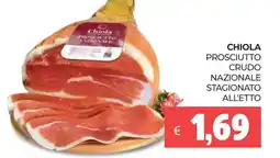 Eté Chiola prosciutto crudo nazionale stagionato offerta