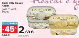 Carrefour Carte D'Or Classic Algida offerta