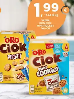 Extra Supermercati Saiwa oro ciok mini/pocket offerta