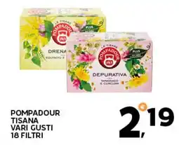 Extra Supermercati Pompadour tisana offerta