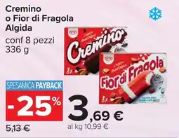 Carrefour Cremino o Fior di Fragola Algida offerta