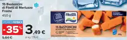 Carrefour 15 Bastoncini di Filetti di Merluzzo Frosta offerta