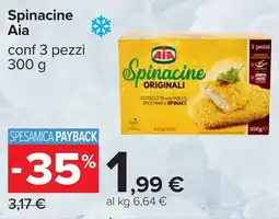 Carrefour Spinacine Aia offerta