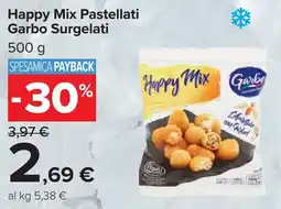 Carrefour Happy Mix Pastellati Garbo Surgelati offerta