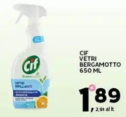 Extra Supermercati Cif vetri bergamotto offerta