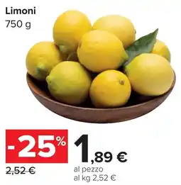 Carrefour Limoni offerta