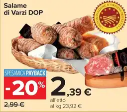 Carrefour Salame di Varzi DOP offerta