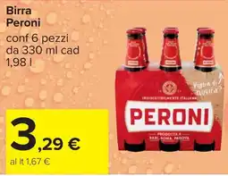Carrefour Birra Peroni offerta