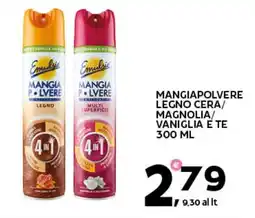 Extra Supermercati Mangiapolvere legno cera/ magnolia/ vaniglia e te offerta