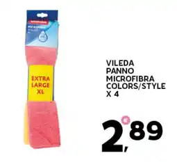 Extra Supermercati Vileda panno microfibra colors/style offerta