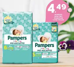 Extra Supermercati Pampers baby dry pannolini offerta